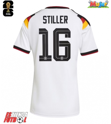 Alemania Angelo Stiller #16 Primera Equipación Mujer Mundial 2026 Manga Corta